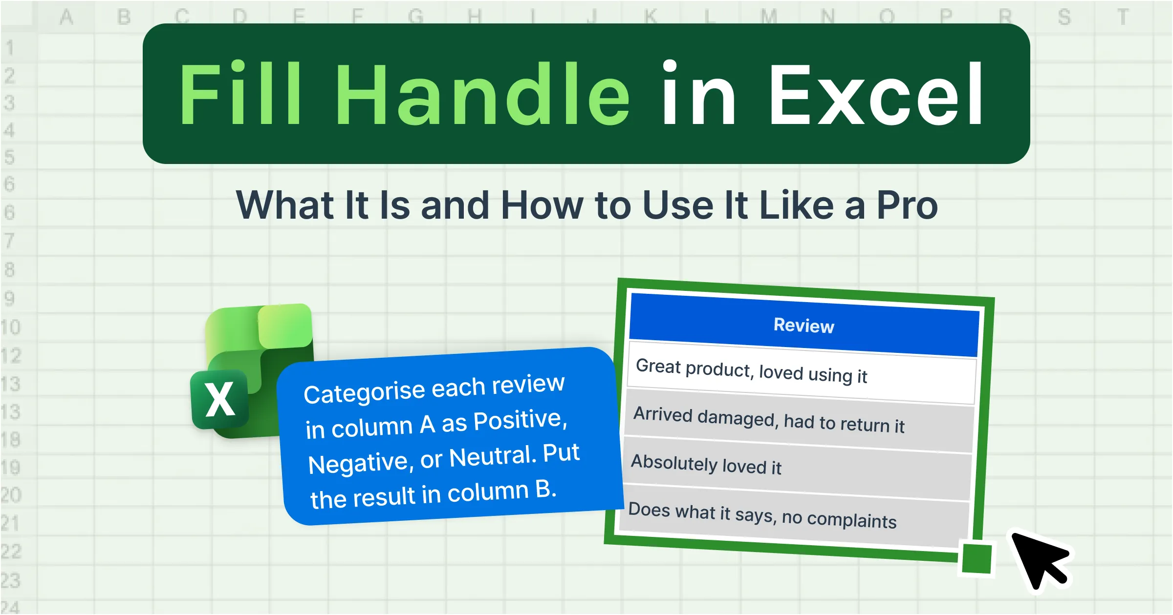 Fill Handle in Excel: What It Is and How to Use It Like a Pro