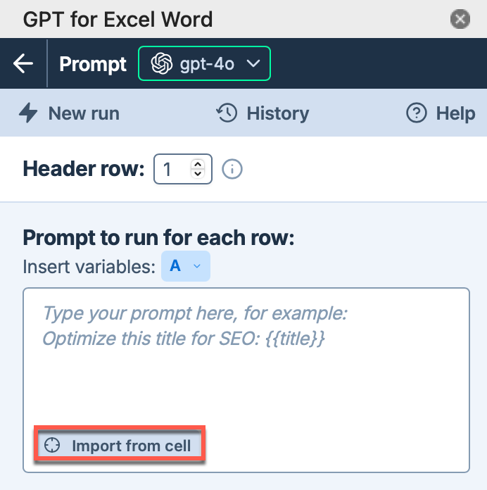 Custom prompt bulk AI tool